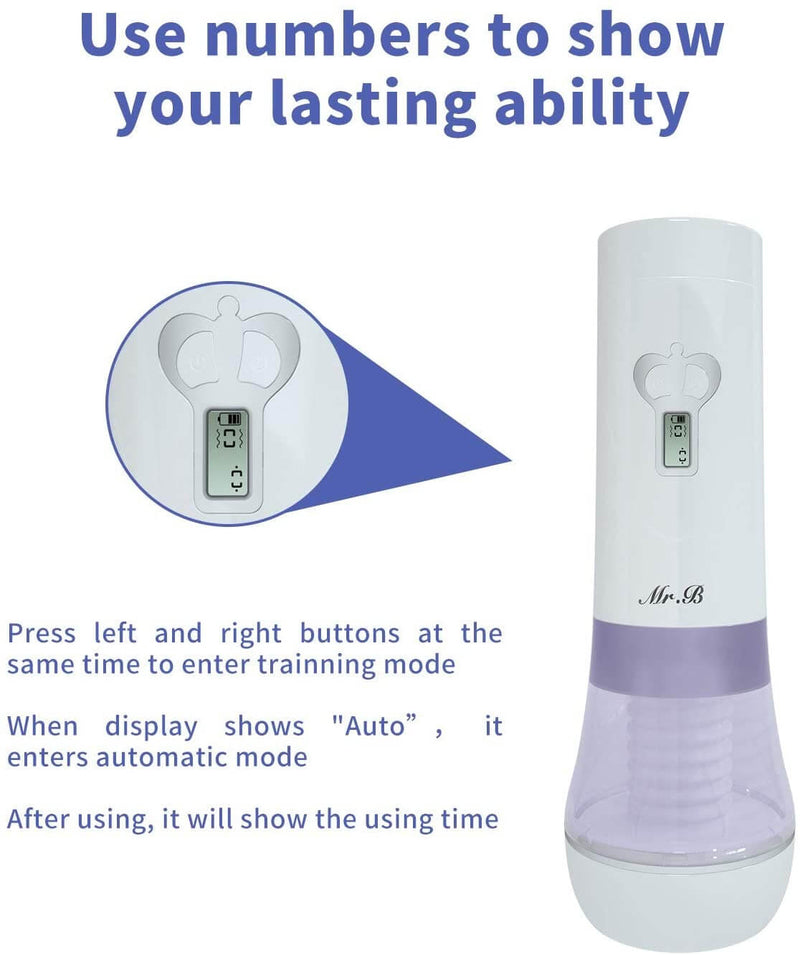 Automatic Masturbator Wriggling Thrusting Sucking Voice Toy - Adult Toys 