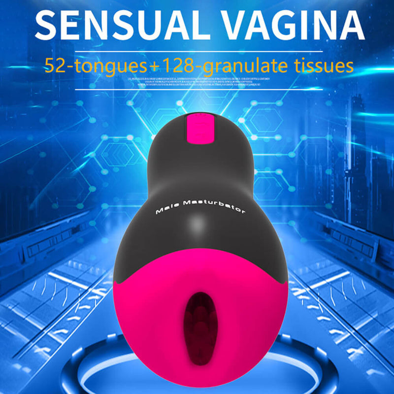 Intelligent Voice Electric 10 Vibrating Heating Masturbator