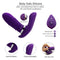 Strong Vibration Heating Dual Motors Vibrator Wearable Waterproof Toy - Adult Toys 