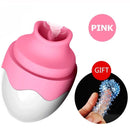 Oral Tongue Sex Vibrator Nipple Sucker Clitoris Massager Breast Enlarger - Adult Toys 