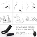 9 kinds Strong Vibrating Penis Ring Elastic Cock Massage Tool - Adult Toys 