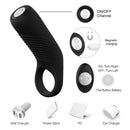 9 kinds Strong Vibrating Penis Ring Elastic Cock Massage Tool - Adult Toys 