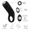 9 kinds Strong Vibrating Penis Ring Elastic Cock Massage Tool - Adult Toys 