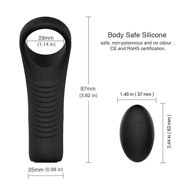 9 kinds Strong Vibrating Penis Ring Elastic Cock Massage Tool - Adult Toys 