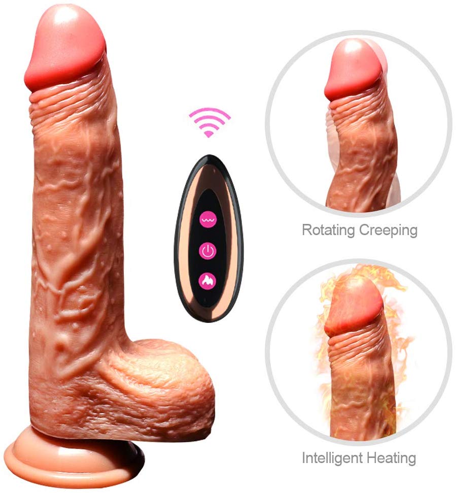 Flexible Silicone Dildo With Suction Cup - Adult Toys 