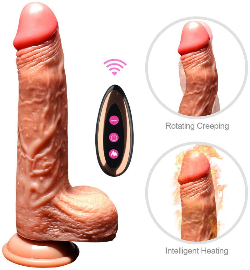 Flexible Silicone Dildo With Suction Cup - Adult Toys 