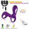 10 Vibration Modes Double Penis Rings Delay Ejaculation Adult Toy - Adult Toys 