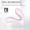 Wearable Invisible 9 Vibration Modes Double Motor Vibrator - Adult Toys 