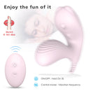 Wearable Invisible 9 Vibration Modes Double Motor Vibrator - Adult Toys 