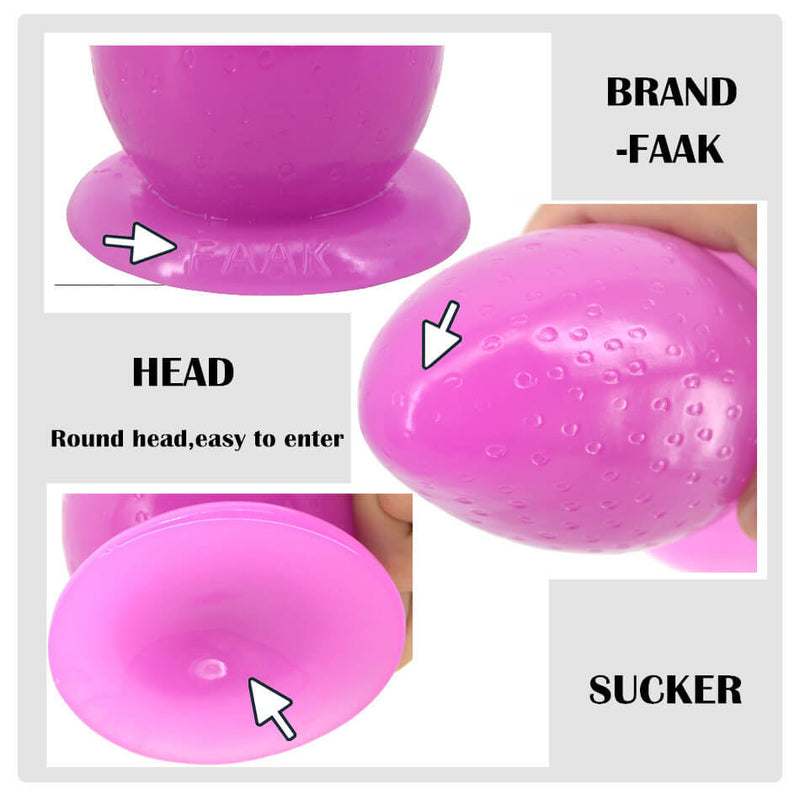 FAAK Strawberry Butt Plug For Men Female Prostate Massage