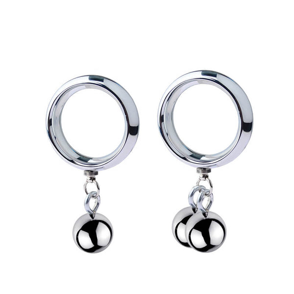 Male Smooth Metal Heavy Weighty Pendant Ball Stretcher