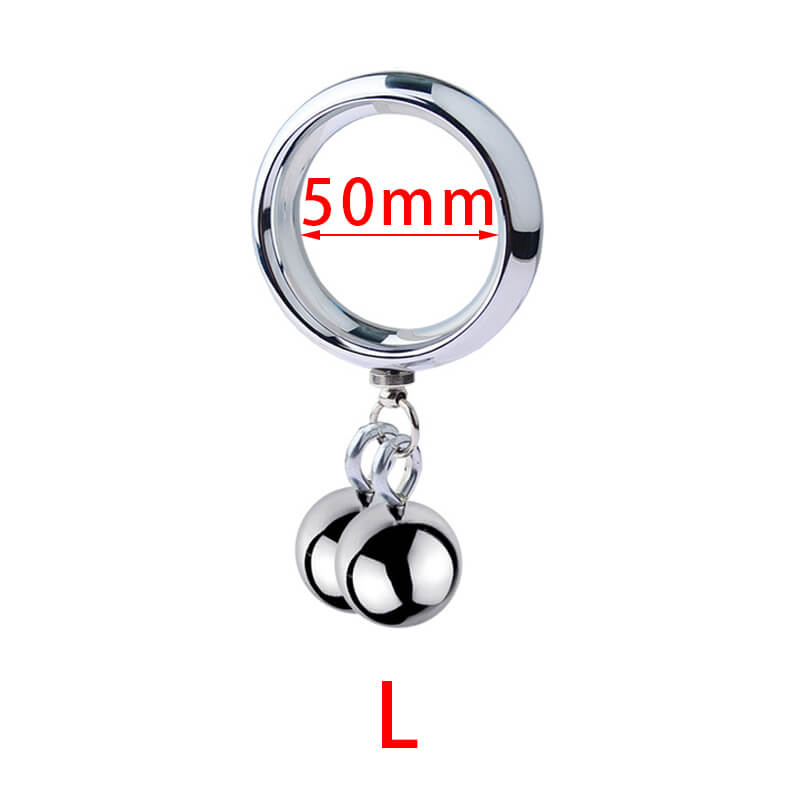 Male Smooth Metal Heavy Weighty Pendant Ball Stretcher