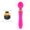 Double Head Magnetic Charging Strong Vibrator With Lighting Button