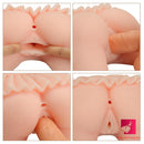 2.9lb Solid Sex Doll Torso With Skirt For Men Masturbation