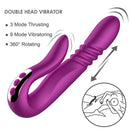 Automatic Telescopic Rotation Heating Vaginal Massage Vibrator - Adult Toys 