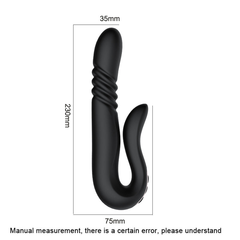 Automatic Telescopic Rotation Heating Vaginal Massage Vibrator - Adult Toys 