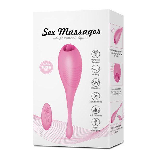 Dibe Small Tadpole Tongue Licking Swing Heated Vibrator