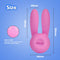 Rabbit Tongue Licking Dual Motors Vibrator For Female