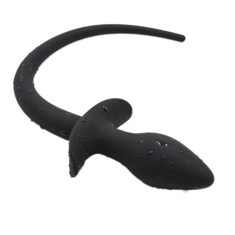 Silicone Dog Slave Tail Butt Plug For Anus Massage