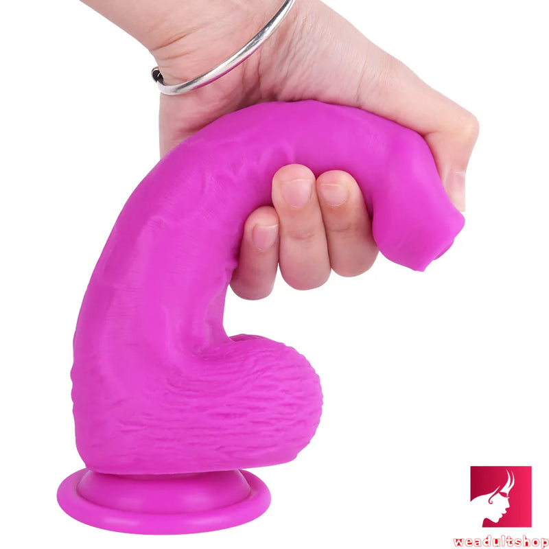 Four Different Colors Uncut Dildo With Moving Foreskin