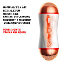 Intelligent Sound 5D Electric Pocket Pussy And Anal Sex Toy - Adult Toys 