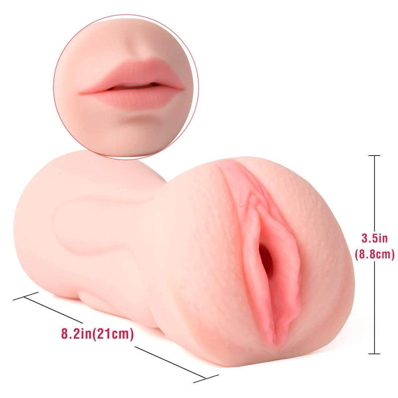 3D Realistic Oral Blow Job Deep Throat  Vagina Pocket Pussy Stroker - Adult Toys 