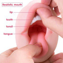 3D Realistic Oral Blow Job Deep Throat  Vagina Pocket Pussy Stroker - Adult Toys 
