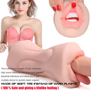 3D Realistic Oral Blow Job Deep Throat  Vagina Pocket Pussy Stroker - Adult Toys 