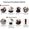 Auto Rotation 10 Sounds Vaginal Suction Cup Rechargeable Male Masturbator - Adult Toys 