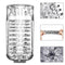 Auto Rotation 10 Sounds Vaginal Suction Cup Rechargeable Male Masturbator - Adult Toys 