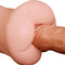 3D Dual Hole Anal Oral Pocket Pussy Realistic Silicone Masturbator For Men - Adult Toys 