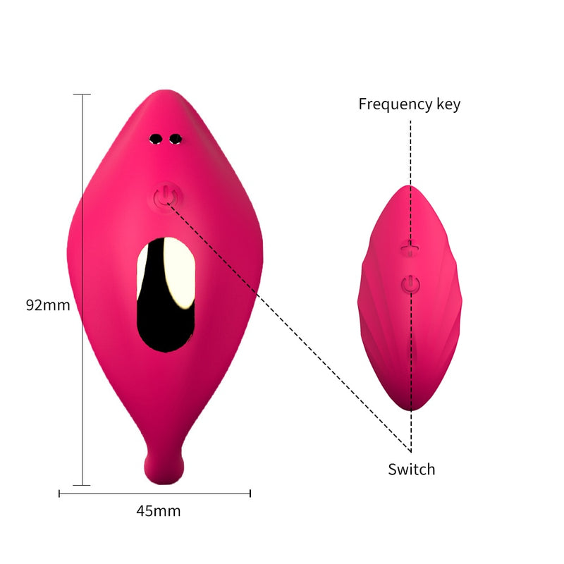 Wireless Female Wearable Adult Female Masturbation Silicone Vibrator