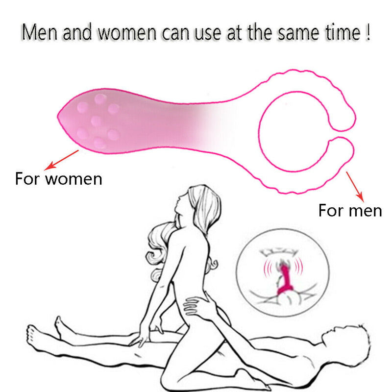 G-spot Stimulation Silicone Nipple Clip Cock Ring For Couples - Adult Toys 