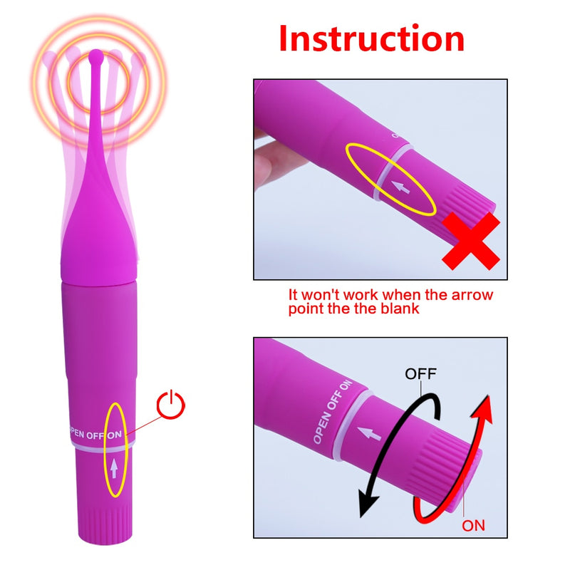 G-spot Clit Massage Sexy Masturbation Vibrator AV Pen
