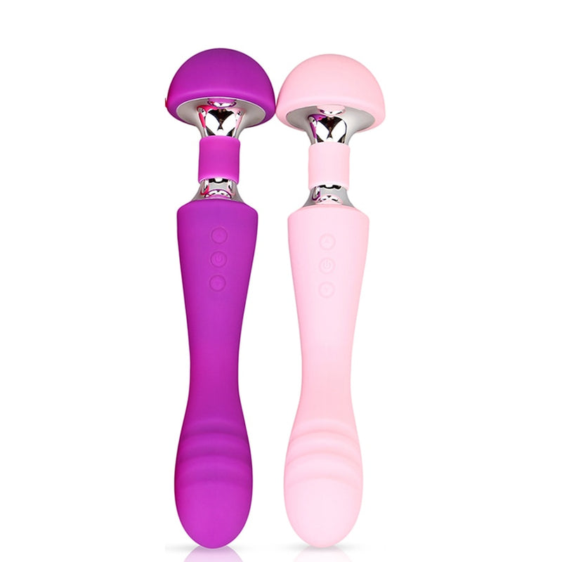 Wowyes I7 Double Mushroom Heads Wave Design Vibrator