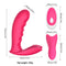 Wireless Invisible Wearable Dildo Tongue Licking Vibrator