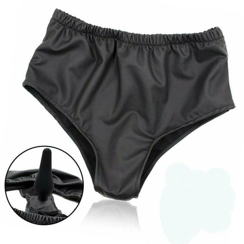 Top Quality Silicone Wearable Underwear Shorts Panty Thong Butt Plug