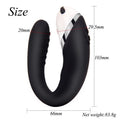 U Shape Double Motors Waterproof Wearable Vibrator