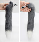 Stainless Steel Faux Wolf Tail For Women Men