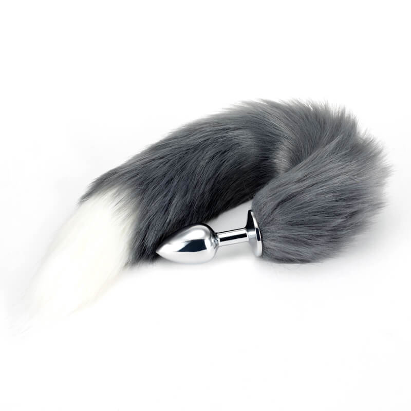 Stainless Steel Faux Wolf Tail For Women Men