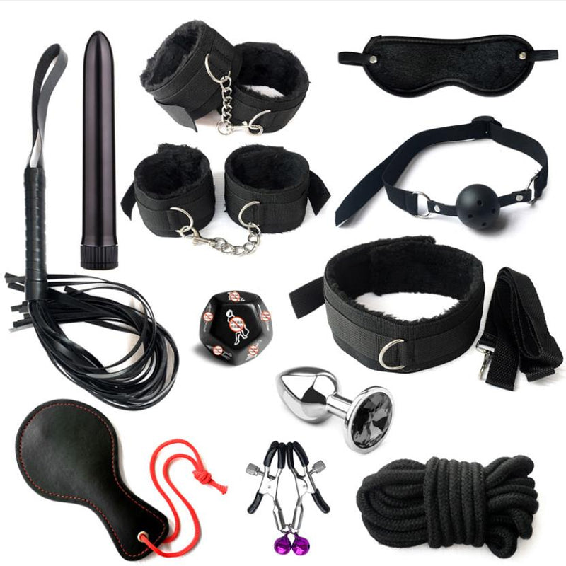 BDSM Sex Bondage Kit Adult Game Set Restrain Sex Toys For Couples - Adult Toys 