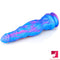 10.2in Colorful Fantasy Thick Crystal Dildo For Anal Vaginal Sex