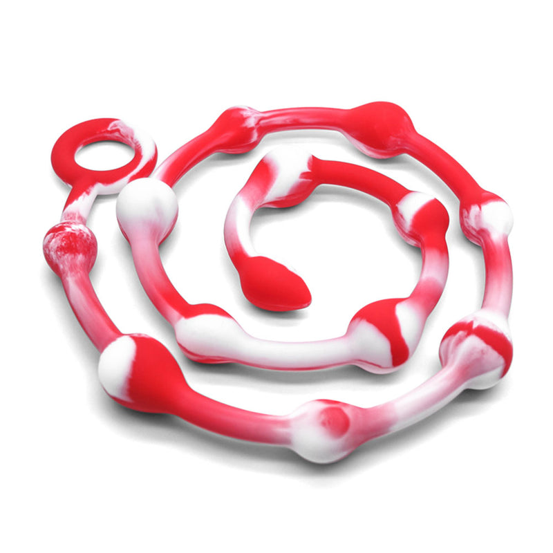 Pull Beads G-spot Back Court Stimualtion Long Anal Plug For Women Gay - Adult Toys 