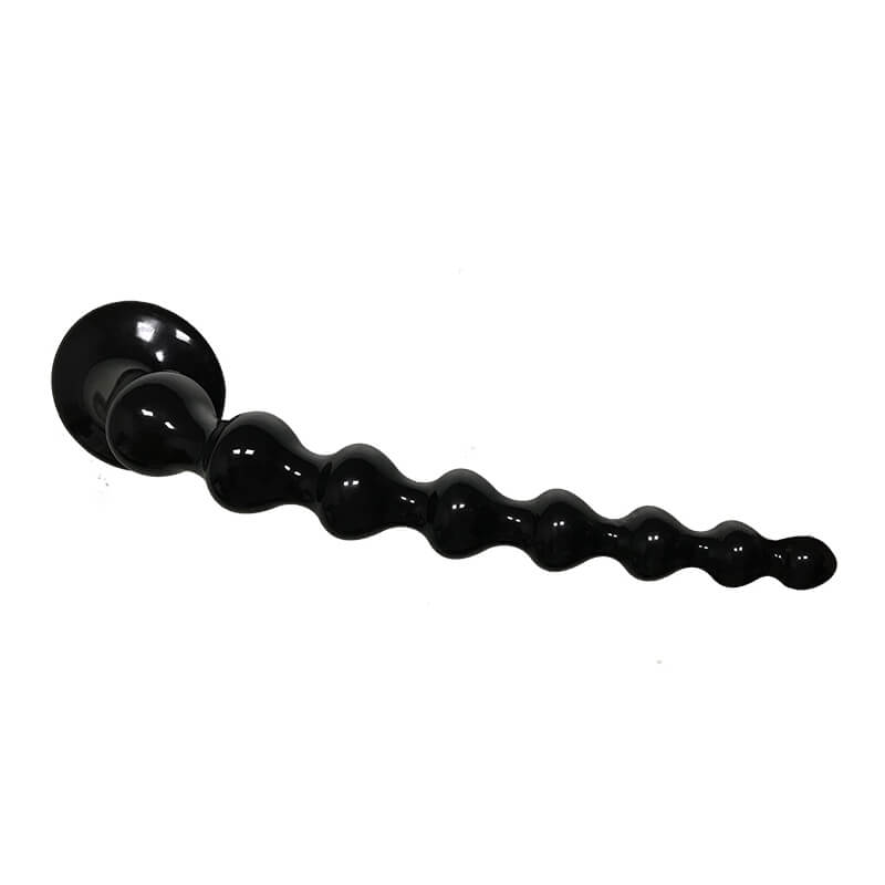 Super Long Soft Big Anal Beads With Suction Cup For Prostate Massaging