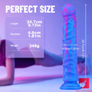 9.72in Flexible Real Looking Women Fucking Dildo Adult Toy