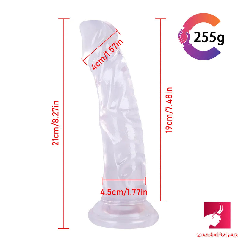 8.27in Realistic Dildo Penis With Sucker For Women Masturbation