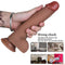 8.66in Silicone Dildo Adult Sex Toy With Moving Foreskin