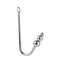 Stainless Steel Anal Hooks With Beads