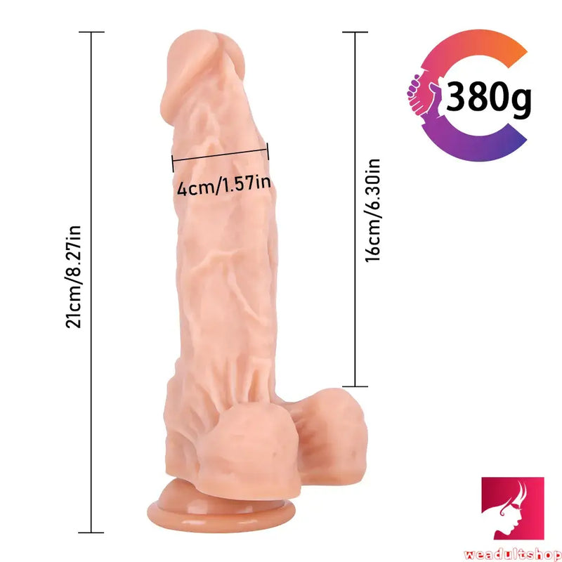 7.48in 8.27in Small Big Silicone Dildo Adult Toy For Vagina Fucking