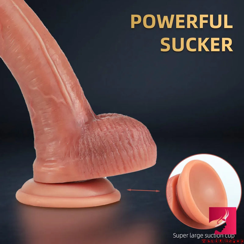9.69in Extra Long Cyber Skin Feeling Realistic Soft Penis Dildo